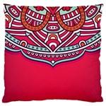 Mandala red Large Cushion Case (Two Sides)