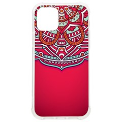 Mandala Red Iphone 12/12 Pro Tpu Uv Print Case