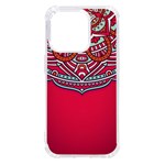 Mandala red iPhone 14 Pro TPU UV Print Case