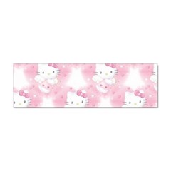 Hello Kitty Pattern, Hello Kitty, Child, White, Cat, Pink, Animal Sticker Bumper (10 Pack) by nateshop