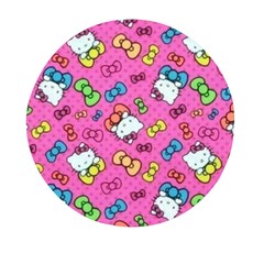 Hello Kitty, Cute, Pattern Mini Round Pill Box (pack Of 3) by nateshop