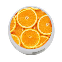 Oranges Textures, Close-up, Tropical Fruits, Citrus Fruits, Fruits 4-port Usb Hub (two Sides) by nateshop