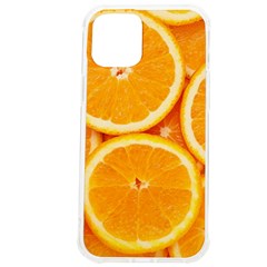 Oranges Textures, Close-up, Tropical Fruits, Citrus Fruits, Fruits Iphone 12 Pro Max Tpu Uv Print Case by nateshop