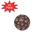 Paws Patterns, Creative, Footprints Patterns 1  Mini Buttons (10 pack) 