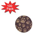 Paws Patterns, Creative, Footprints Patterns 1  Mini Buttons (100 pack) 