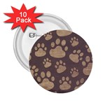 Paws Patterns, Creative, Footprints Patterns 2.25  Buttons (10 pack) 