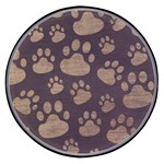 Paws Patterns, Creative, Footprints Patterns Wireless Fast Charger(Black)