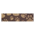 Paws Patterns, Creative, Footprints Patterns Banner and Sign 4  x 1 