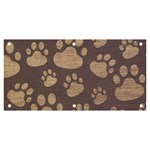 Paws Patterns, Creative, Footprints Patterns Banner and Sign 6  x 3 