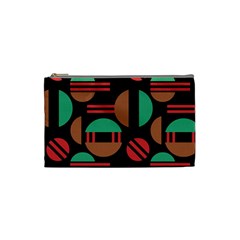 Abstract Geometric Pattern Cosmetic Bag (small)