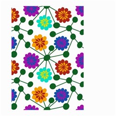 Bloom Plant Flowering Pattern Small Garden Flag (two Sides) by Maspions