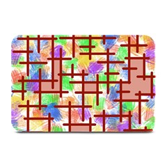 Pattern-repetition-bars-colors Plate Mats by Maspions