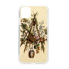 Vintage-antique-plate-china Iphone 11 Tpu Uv Print Case by Maspions