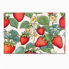 Strawberry-fruits Postcard 4 x 6  (pkg Of 10) by Maspions