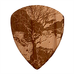Night Sky Nature Tree Night Landscape Forest Galaxy Fantasy Dark Sky Planet Wood Guitar Pick (set Of 10) by Posterlux