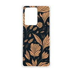 Background Pattern Leaves Texture Samsung Galaxy S20 Ultra 6 9 Inch Tpu Uv Case by Maspions