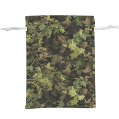 Green Camouflage Military Army Pattern Lightweight Drawstring Pouch (xl)
