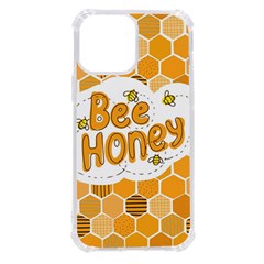 Bee Honey Honeycomb Hexagon Iphone 13 Pro Max Tpu Uv Print Case by Maspions