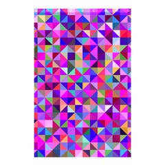 Floor Colorful Triangle Shower Curtain 48  X 72  (small)  by Maspions