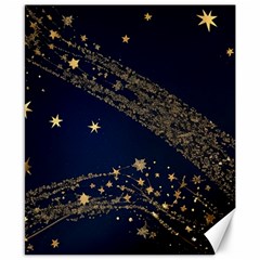 Starsstar Glitter Canvas 8  X 10 