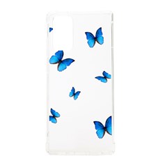 Butterfly-blue-phengaris Samsung Galaxy Note 20 Tpu Uv Case by saad11