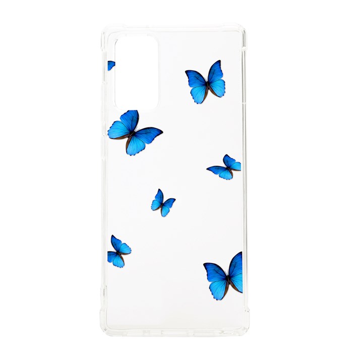 Butterfly-blue-phengaris Samsung Galaxy Note 20 TPU UV Case
