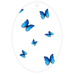 Butterfly-blue-phengaris Uv Print Acrylic Ornament Oval