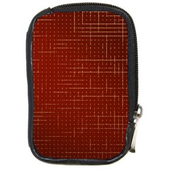 Grid Background Pattern Wallpaper Compact Camera Leather Case