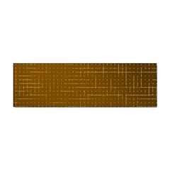 Anstract Gold Golden Grid Background Pattern Wallpaper Sticker Bumper (100 Pack) by Maspions