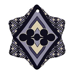 Pattern Design Scrapbooking Ornament (snowflake) by Maspions