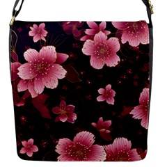 Flower Sakura Bloom Flap Closure Messenger Bag (s)