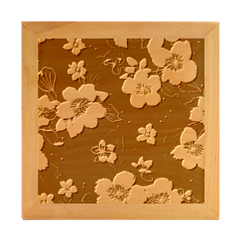 Flower Sakura Bloom Wood Photo Frame Cube by Maspions