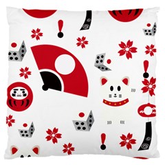 Assorted Illustration Lot Japan Fundal Japanese 16  Baby Flannel Cushion Case (two Sides) by Maspions