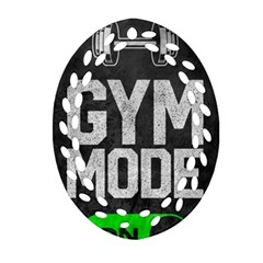 Gym Mode Ornament (oval Filigree) by Store67