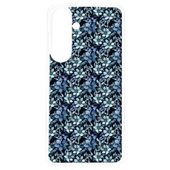 Blue Flowers 001 Samsung Galaxy S24 6 2 Inch Tpu Uv Case by DinkovaArt