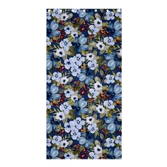 Blue Flowers 2 Shower Curtain 36  X 72  (stall)  by DinkovaArt