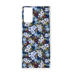 Blue Flowers Blue Flowers 2 Samsung Galaxy Note 20 Tpu Uv Case by DinkovaArt