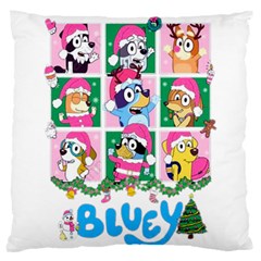 Bluey Christmas 16  Baby Flannel Cushion Case (two Sides) by avitendut