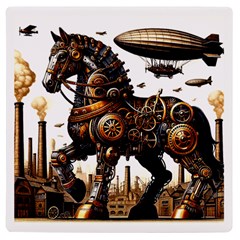 Steampunk Horse Punch 1 Uv Print Square Tile Coaster  by CKArtCreations