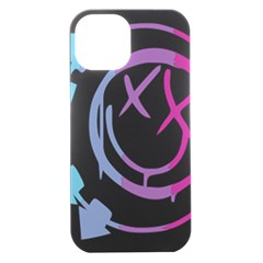 Blink 182 Logo Iphone 15 Plus Black Uv Print Pc Hardshell Case by avitendut