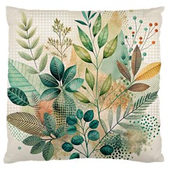 Flowers Spring Large Cushion Case (one Side)