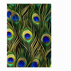 Peacock Pattern Small Garden Flag (two Sides) by Maspions