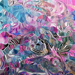 Pink Swirls Flow Play Mat (square)
