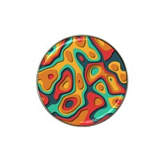 Paper Cut Abstract Pattern Hat Clip Ball Marker (10 Pack)
