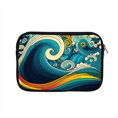Waves Ocean Sea Abstract Whimsical Art Apple Macbook Pro 15  Zipper Case