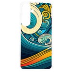 Waves Ocean Sea Abstract Whimsical Art Samsung Galaxy S24 6.2 Inch TPU UV Case Front