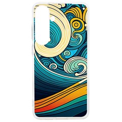 Waves Ocean Sea Abstract Whimsical Art Samsung Galaxy S24 Ultra 6 9 Inch Tpu Uv Case by Maspions