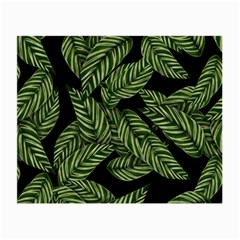 Background Pattern Leaves Texture Small Glasses Cloth (2 Sides)