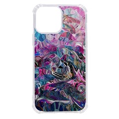 Pink Swirls Blend  Iphone 13 Pro Max Tpu Uv Print Case by kaleidomarblingart