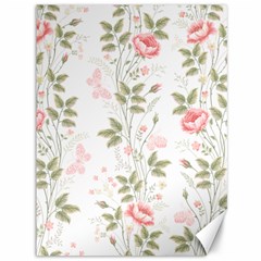 Flowers Roses Pattern Nature Bloom Canvas 36  X 48 